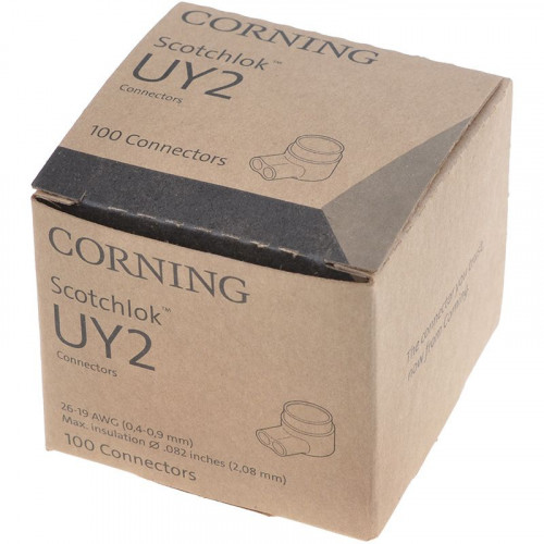 UY-2 Скотчлок соединитель (Corning) жила 0.4 - 0.9 мм (уп 100 шт)