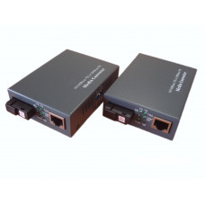 Медиаконвертер WDM SC/SM/20km, 10/100 Mb/c, 1310/1550 нм, внешний блок питания (пара)